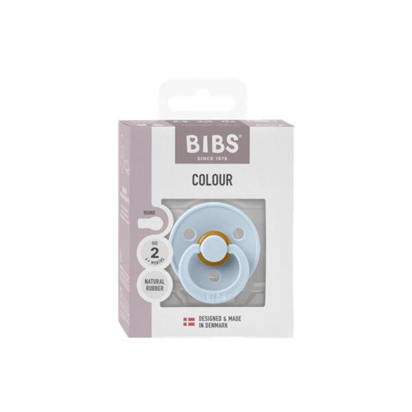 BIBS ΠΙΠΙΛΑ COLOUR – BABY BLUE– ΣΤΡΟΓΓΥΛΗ No2